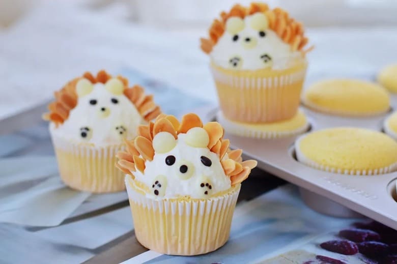 小刺猬杯子蛋糕little Hedgehog Cupcakes 852 Foodies